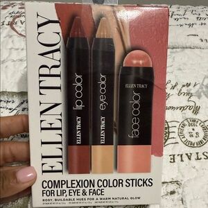 Ellen Tracy Lip, Eye, and Face Color Sticks -